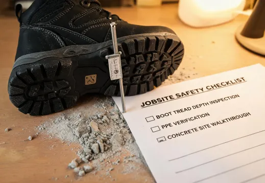 Boot outsole inspection
