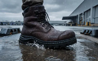 Waterproof work boots