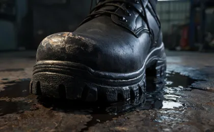 Slip resistant outsole boots