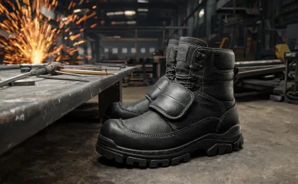Metatarsal guard work boots
